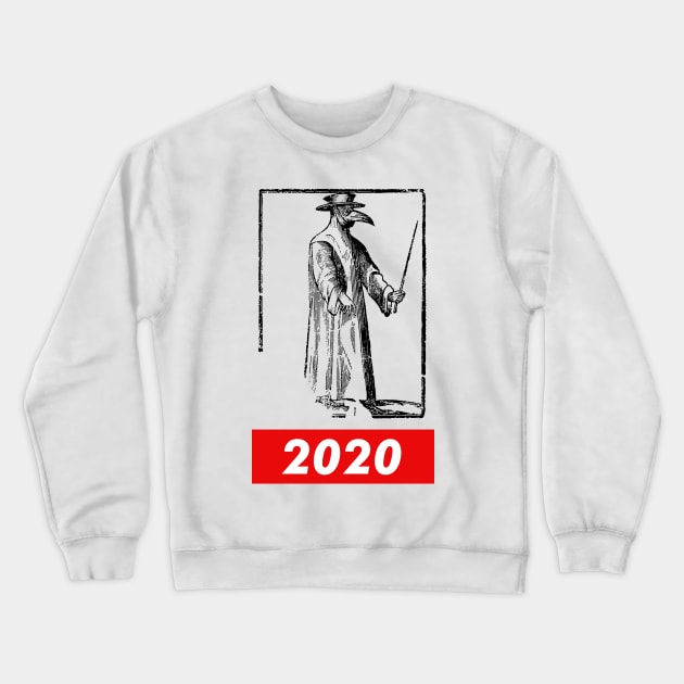 2020 Plague Doctor Crewneck Sweatshirt by DankFutura